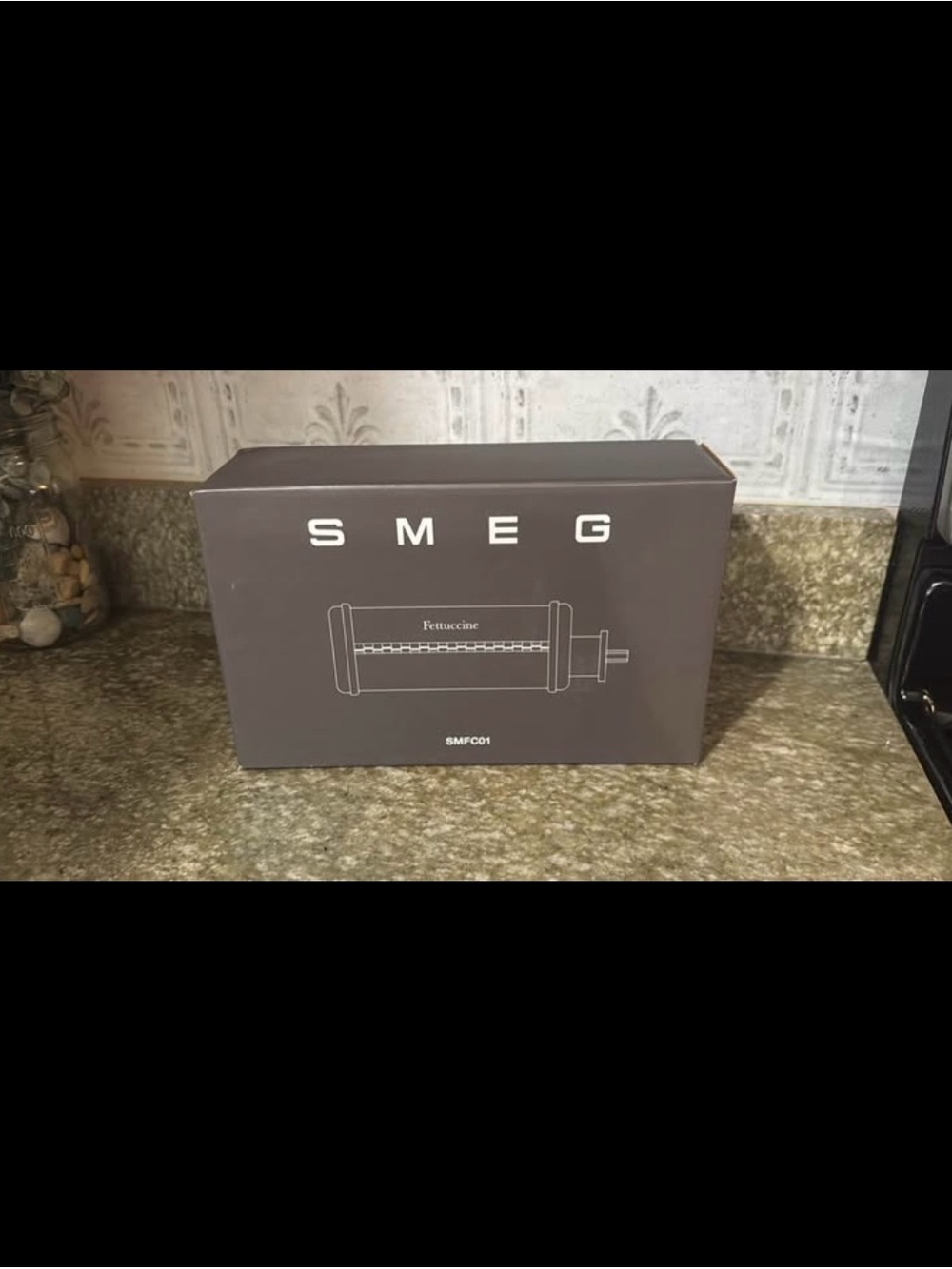 SMEG 🍝 Fettuccine Pasta Cutter Attachment - silver